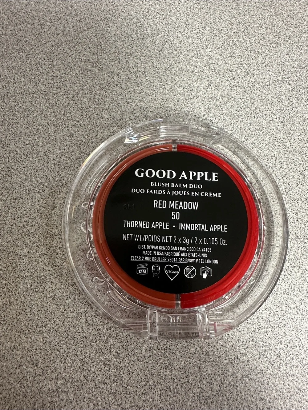 Kat Von D Good Apple Dual Blush Balm — Orange & Red Duo